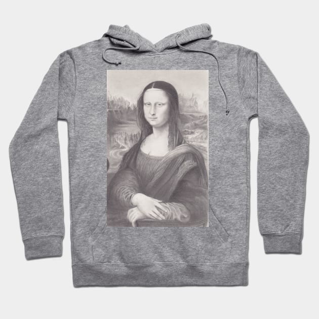 The Mona Lisa Tee Hoodie by pencilartist